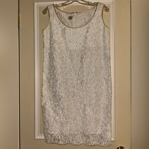 Elegant White Lace Dress